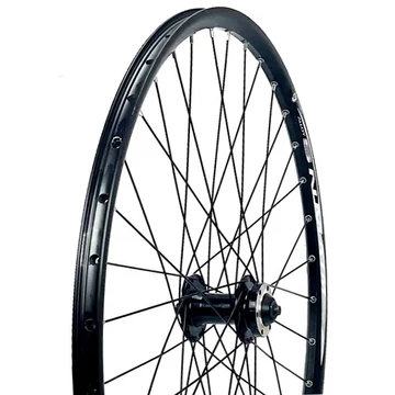 SNM-Assess 26" Duplafalú MTB Első Kerék, gyorszáras tengellyel, tárcsafékes - Fekete