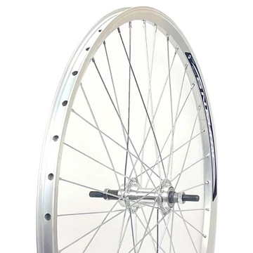 SNM-Assess 26" Duplafalú MTB Hátsó Kerék, csavaros tengellyel, menetes racsnihoz - Ezüst