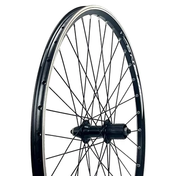 SNM-Assess 26" Duplafalú MTB Hátsó Kerék, gyorszáras tengellyel, kazettás fogaskeréksorhoz - Fekete