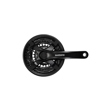 Shimano Tourney FC-TY501 170 w/cg 48-38-28 Hajtómű - Fekete