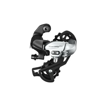 Shimano Tourney RD-TX800-SGS, 7/8s, Hosszú kanalas hátsó váltó - Ezüst