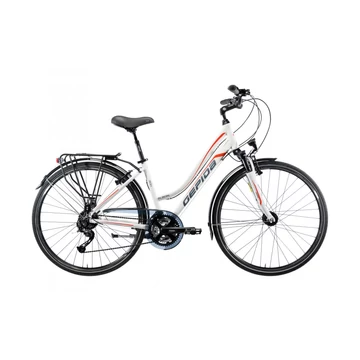 Gepida Alboin 300 2025 Női trekking kerékpár - Fehér/Piros