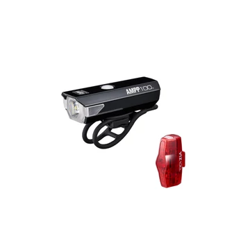 Cateye AMPP100 + VIZ100 Akkumlátoros lámpa szett