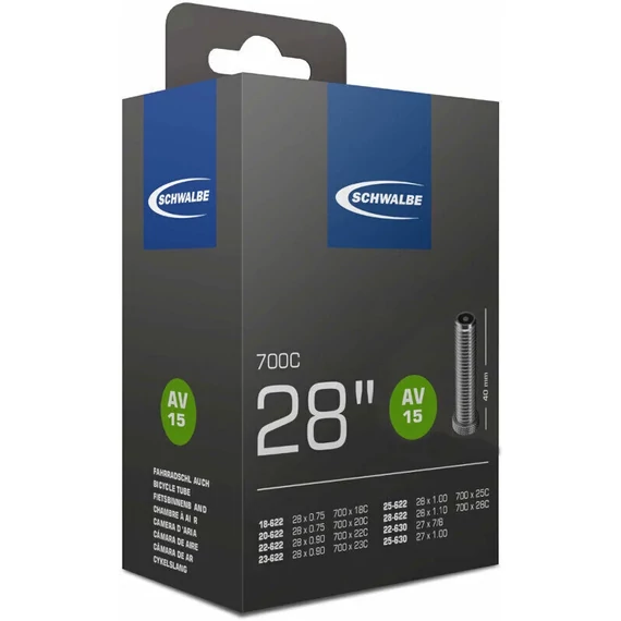 Schwalbe 700 x 18-28C 40mm Autó szelepes belső gumi