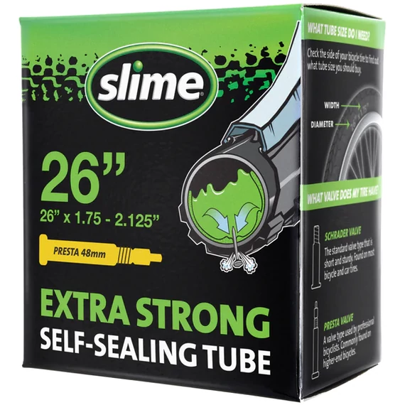 Slime 26 x 1.75-2.125 48mm Presta szelepes belső gumi