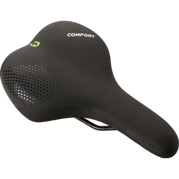 Bikefun Lausanne Comfort Memory Foam Férfi trekking nyereg - Fekete