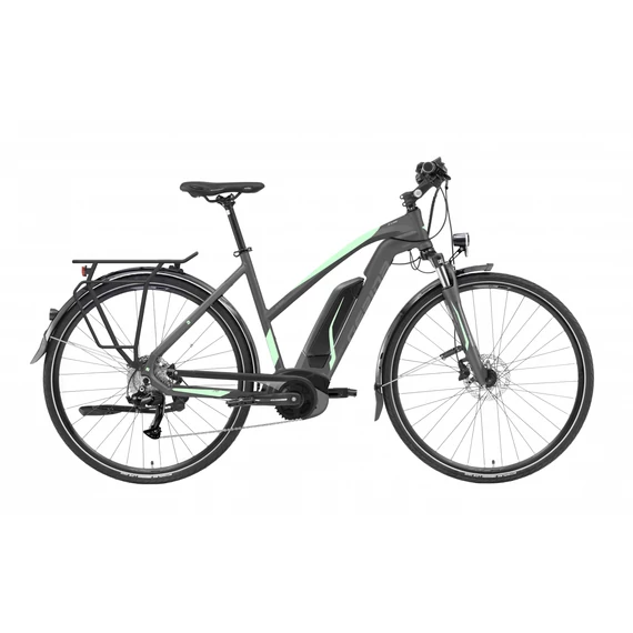 Gepida Alboin Alivio 9 2024 (500WH) Női trekking E-BIKE - Szürke/Zöld