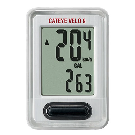 Cateye Velo9 Vezetékes computer - Fehér